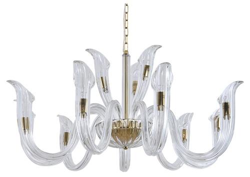 Подвесная люстра Newport LILIA 3653+9/C gold в Нижнем Новгороде