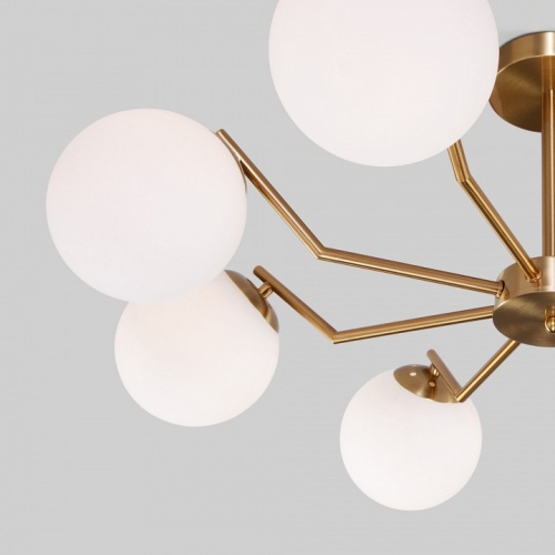 Люстра на штанге Eurosvet Frost 70154/8 латунь в Нижнем Новгороде фото 3