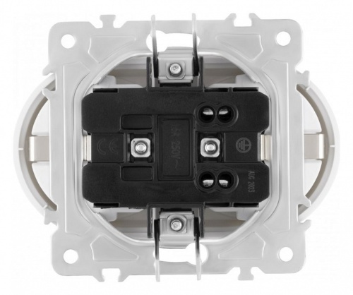 Розетка двойная с заземлением, без рамки Arte Milano am-202 202.40-2.white в Нижнем Новгороде фото 5