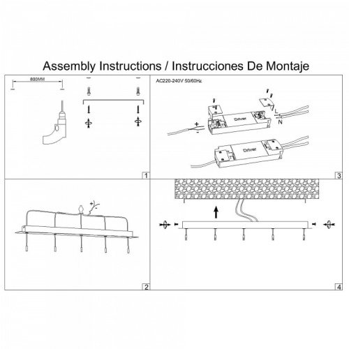 Подвесной светильник Mantra Arrecife 9385+9220 (5L) в Нижнем Новгороде фото 9