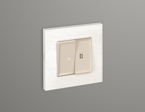 Клавиши для выключателя двухклавишного c подсветкой Ambrella Volt ALFA AP3240 в Нижнем Новгороде фото 2