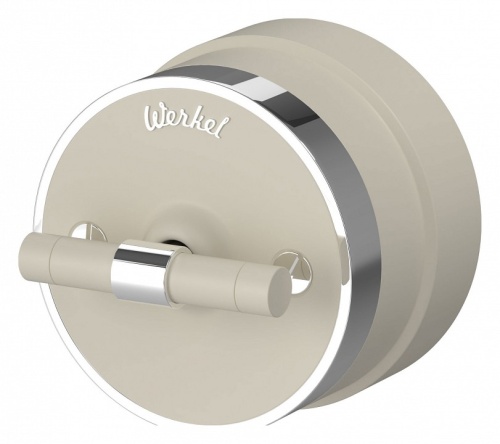 Выключатель одноклавишный с корпусом Werkel Vintage (слоновая кость матовый/хром) W5812055 в Нижнем Новгороде