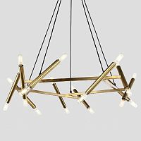 Подвесная люстра Imperiumloft Jonathan Browning Le Pentagone Chandelier 20 Light 40.2364 в Нижнем Новгороде