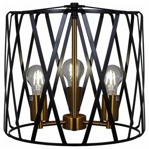 Подвесной светильник ILLUMICO  IL1023-3PB-05 BK GD в Нижнем Новгороде фото 2