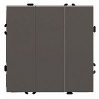 Выключатель трехклавишный без рамки Stekker Эмили 49922 в Нижнем Новгороде