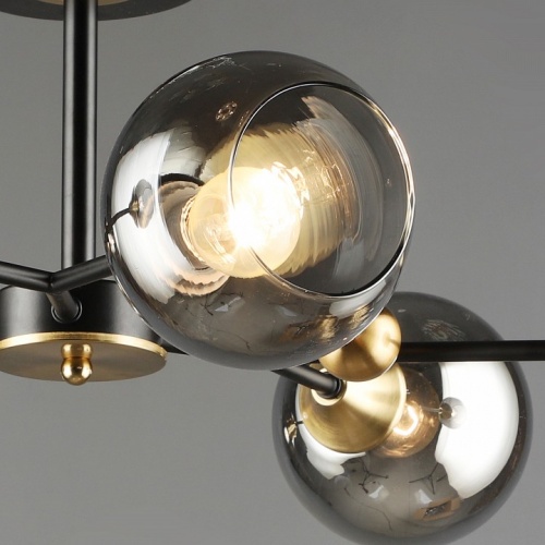 Люстра на штанге 01070-1 01070-0.3-06 BK+COP в Нижнем Новгороде фото 2