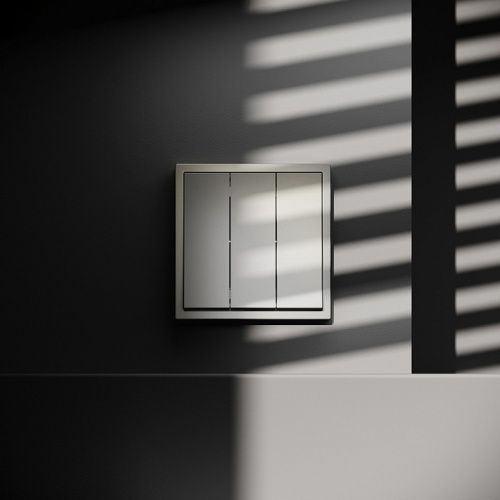 Выключатель трехклавишный без рамки Voltum S70 VLS030104 в Нижнем Новгороде фото 7