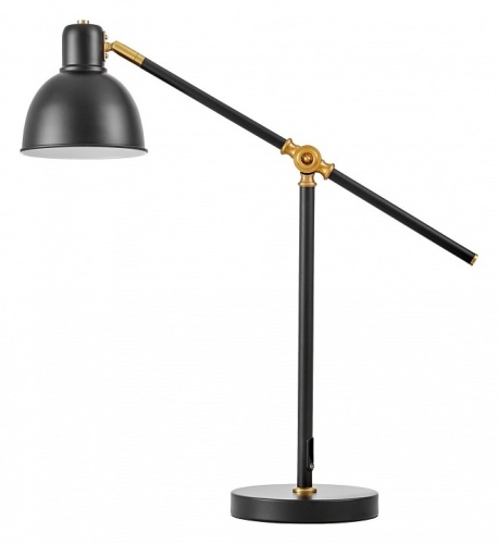 Настольная лампа офисная LUMINA DECO ZULA LDT 7736-1 BK+MD в Нижнем Новгороде