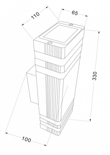 Накладной светильник Maytoni Unter den Linden O578WL-02B в Великом Устюге фото 4