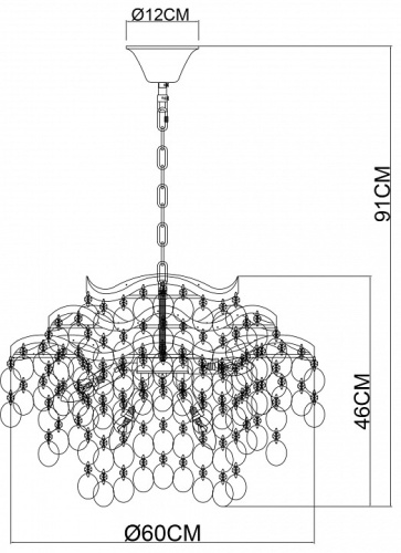 Подвесная люстра Arte Lamp Pipirima A4065SP-9SG в Липецке фото 4