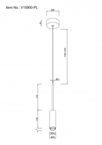 Подвесной светильник Moderli Rin V10900-PL в Нижнем Новгороде фото 4