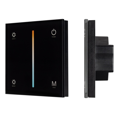 Панель SMART-P21-MIX-G-IN Black (12-24V, 4x3A, Sens, 2.4G) (Arlight, IP20 Пластик, 5 лет) в Магадане фото 3