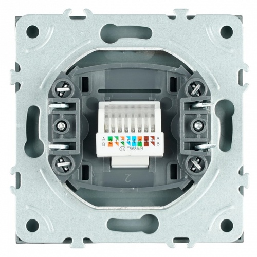 Розетка Ethernet RJ-45 без рамки Stekker Эмили 49925 в Нижнем Новгороде фото 5