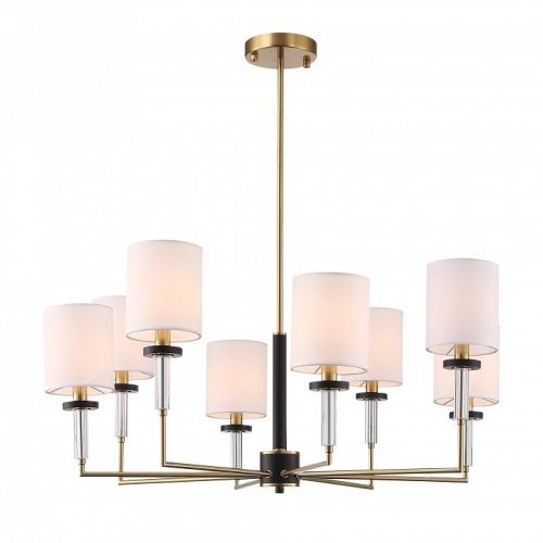 Люстра на штанге ST-Luce BLACK+BRASS SL1404.303.08 в Нижнем Новгороде фото 9
