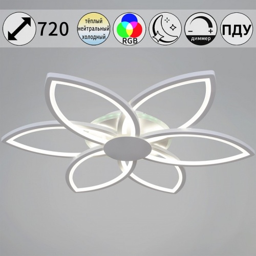 Потолочная люстра 09877-0.3-06B WH (RGB) в Нижнем Новгороде фото 2
