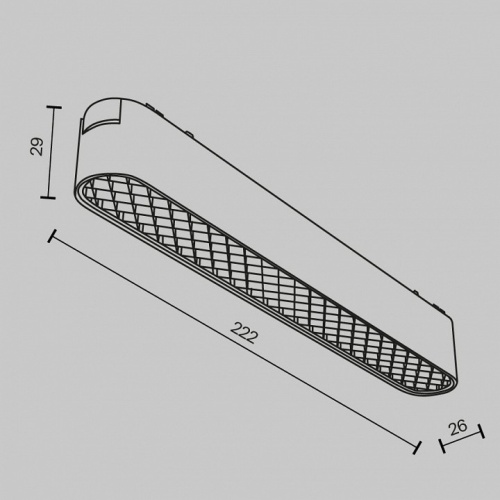 Накладной светильник Maytoni Basis Grid TR084-1-12W3K-W в Слободском фото 2