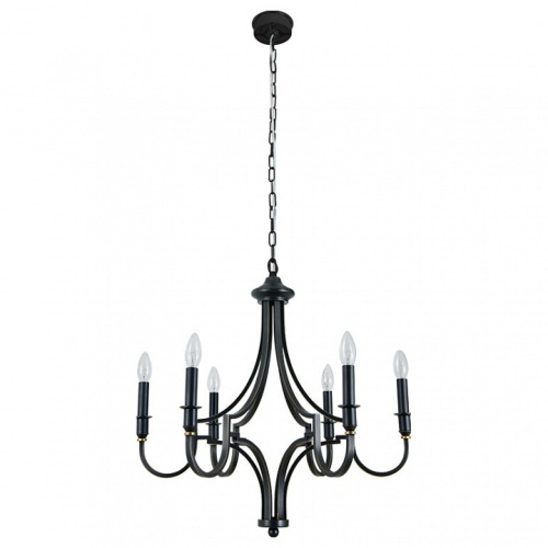 Подвесная люстра Newport DANIELA 3456/С black+gold в Нижнем Новгороде