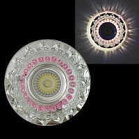 Встраиваемый светильник  22039-9.0-001PL MR16+LED3W CL/PK в Нижнем Новгороде