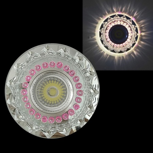 Встраиваемый светильник  22039-9.0-001PL MR16+LED3W CL/PK в Нижнем Новгороде