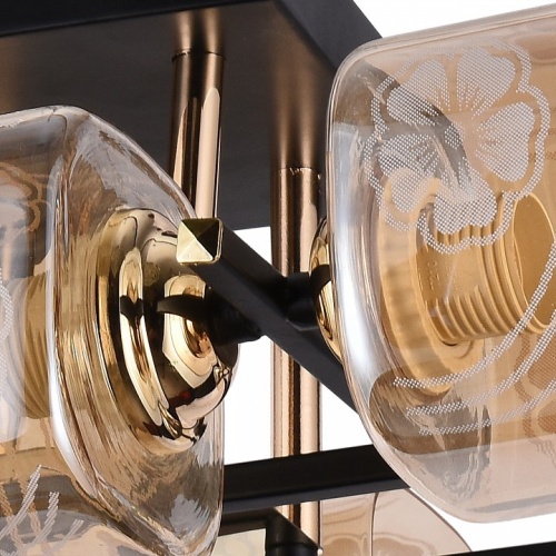 Потолочная люстра 72108-0.3-06 BK+FGD в Нижнем Новгороде фото 2