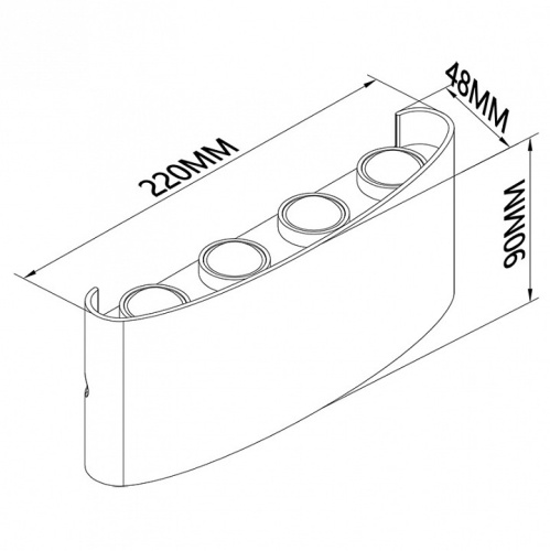 Накладной светильник Mantra Arcs 7813 в Нижнем Новгороде фото 2