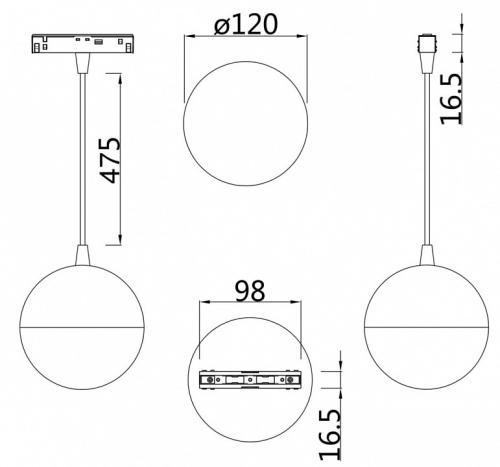 Подвесной светильник Maytoni Kiat TR018-2-10W3K-W в Ермолино фото 2