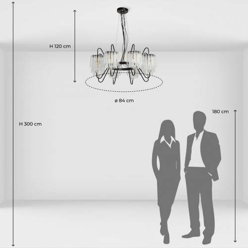 Подвесная люстра MW-Light Лавиния 443010808 в Чебоксарах фото 3