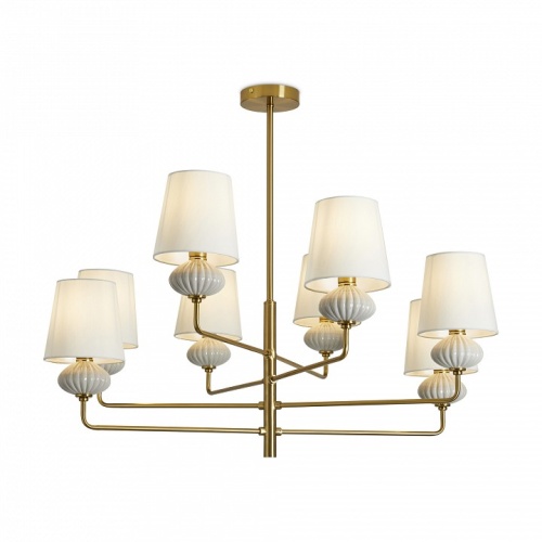 Люстра на штанге Freya Ceramics FR2029PL-08BS в Нижнем Новгороде фото 10