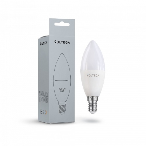 Лампа светодиодная с управлением через Wi-Fi Voltega Wi-Fi bulbs E14 5Вт 2700-6500K 2427 в Чайковском фото 3