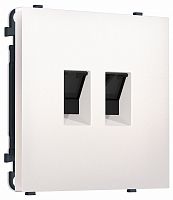 Розетка двойная Ethernet RJ-45 и со шторками, без рамки Ambrella Volt MS MS212110 в Нижнем Новгороде