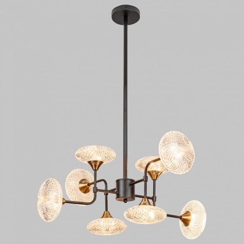 Люстра на штанге Imex MD.1232 MD.1232-8-P-BK+AGD в Нижнем Новгороде