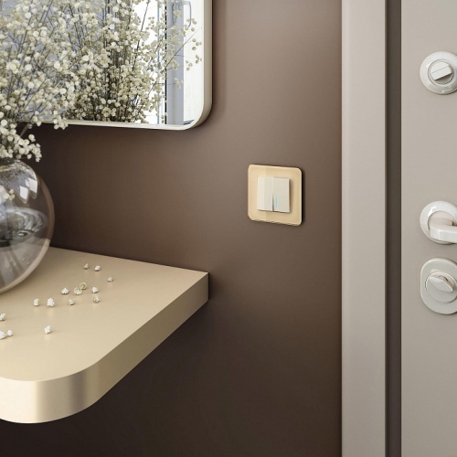 Рамка на 1 пост Werkel Elite (айвори, стекло) W0012443 в Нижнем Новгороде фото 2