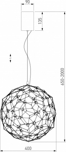 Подвесной светильник Bogate's Alioth 450/1 в Нижнем Новгороде фото 3