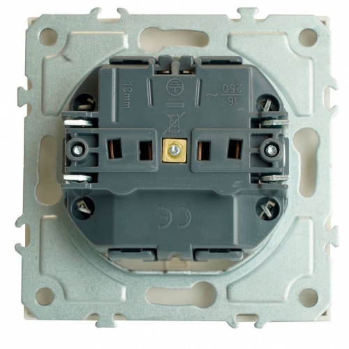 Розетка с заземлением и со шторкой, без рамки Stekker Эмили 49880 в Нижнем Новгороде фото 6