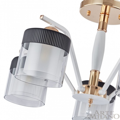 Люстра на штанге Arte Milano Napoli-2646 332646/5 FGD+WT в Нижнем Новгороде фото 4