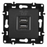 Розетка USB, без рамки Arte Milano am-217 217.46-1.black в Нижнем Новгороде