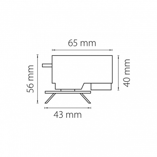 Переходник для трека Lightstar Asta 592027 в Ермолино фото 2