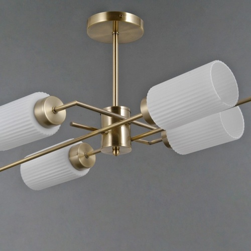 Люстра на штанге ILLUMICO NAPLES IL0737-6ASQ-25 AB NAPLES в Нижнем Новгороде фото 2