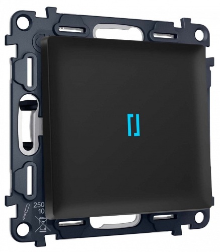 Выключатель самовозвратный одноклавишный с подсветкой, без рамки Ambrella Volt MA MA802060 в Нижнем Новгороде