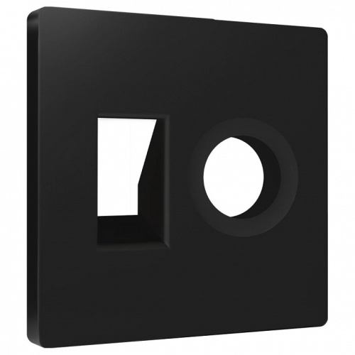 Накладка для ТВ-розетки и RJ-11 или RJ-45 Ambrella Volt ALFA AP8125 в Нижнем Новгороде