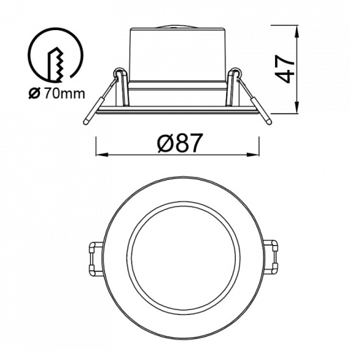 Встраиваемый светильник Mantra Yucatan 8848 в Нижнем Новгороде фото 4