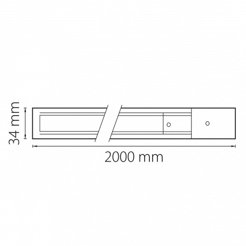 Трек накладной Lightstar Barra 502025 в Бородино фото 2