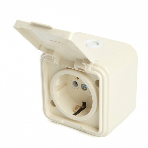 Розетка с заземлением с крышкой Stekker Брест 49058 в Нижнем Новгороде фото 5