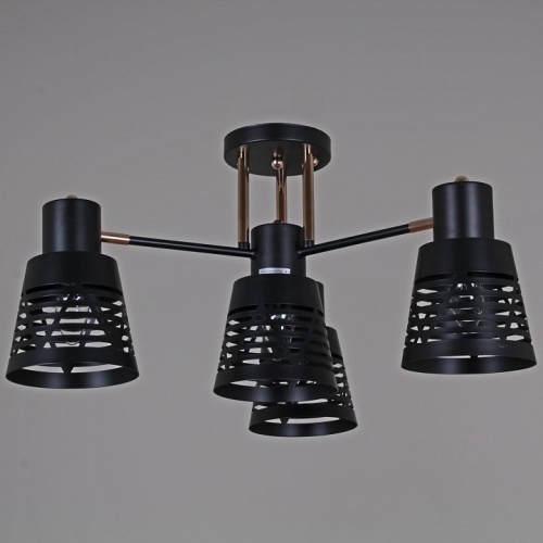 Потолочная люстра 06074-3.3-04 BK+FG в Нижнем Новгороде фото 4