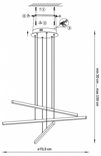 Подвесная люстра Lightstar Palla 739132 в Нижнем Новгороде фото 2
