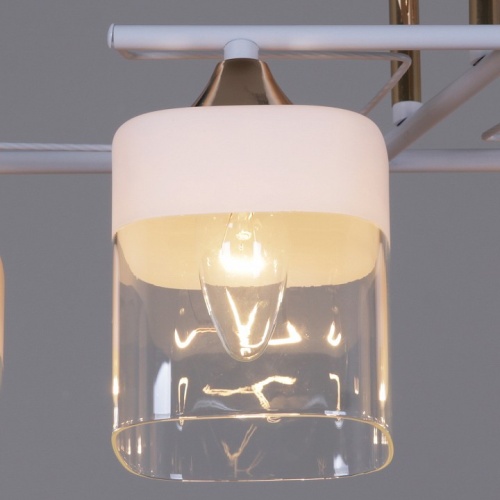 Люстра на штанге 06096-0.3-04 WH+FG в Нижнем Новгороде фото 3