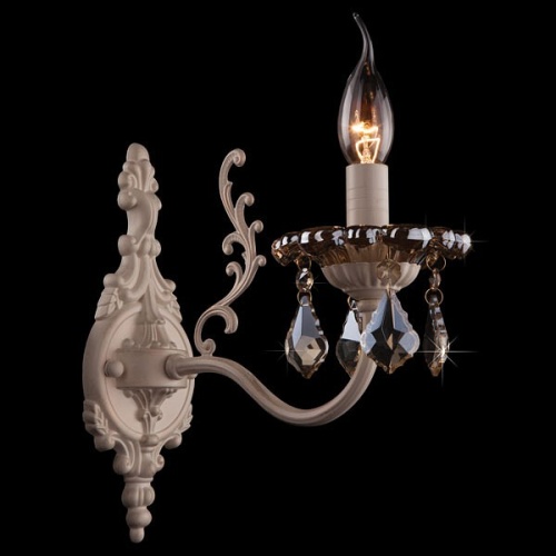 Бра Eurosvet Elisha 3281/1 белый с золотом/тонированный хрусталь Strotskis в Нижнем Новгороде фото 4