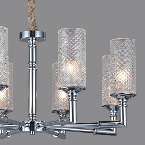 Подвесная люстра ILLUMICO  IL8683-8P-10 CR в Нижнем Новгороде фото 2