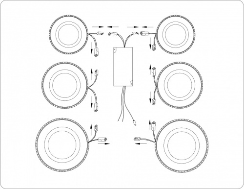 Потолочная люстра Ambrella Light FA FA8874 в Нижнем Новгороде фото 4