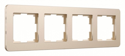 Рамка на 4 поста Werkel Platinum (шампань) W0042611 в Нижнем Новгороде